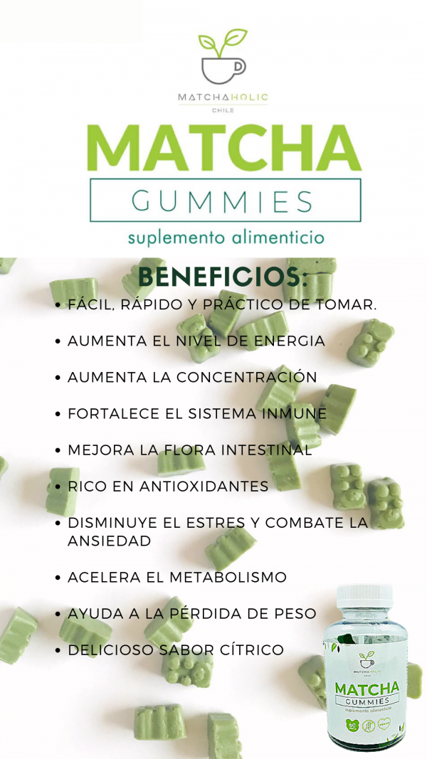 Gomitas de Matcha Ceremonial - Imagen 4